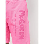 Alexander McQueen Graffiti-print Track Shorts Short trousers