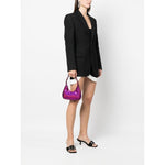 By Far Pre By Far glitter-detail shoulder bag 23CRBASFCHDDLSMAFCH