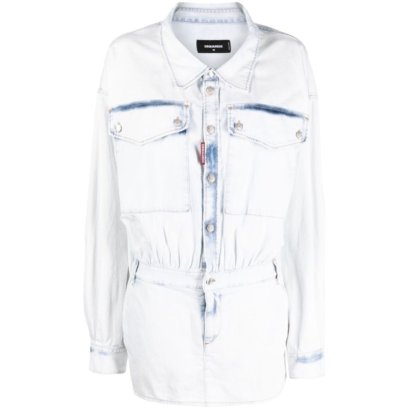 Dsquared2 Dresses Clear Blue S75CV0635S30341470