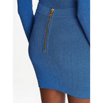 Balmain Skirts Blue AF0LB290KB076KF