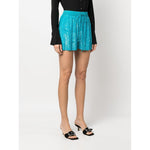Parosh Shorts Clear Blue D210552GLARE032
