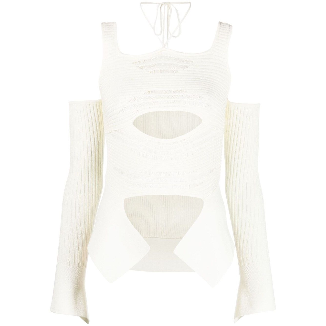 ANDREĀDAMO Andrea Adamo Top White TO139474730474