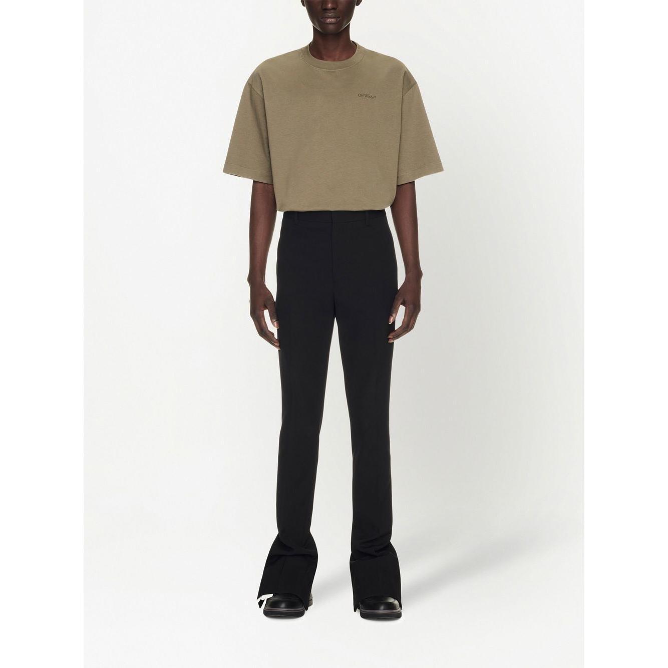 Off White Wool skinny trousers OMCO005S23FAB0051000
