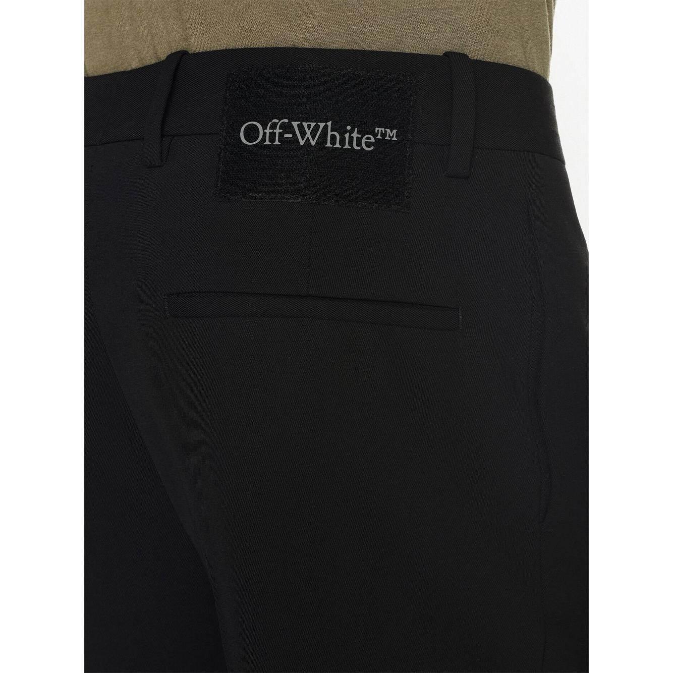 Off White Wool skinny trousers OMCO005S23FAB0051000
