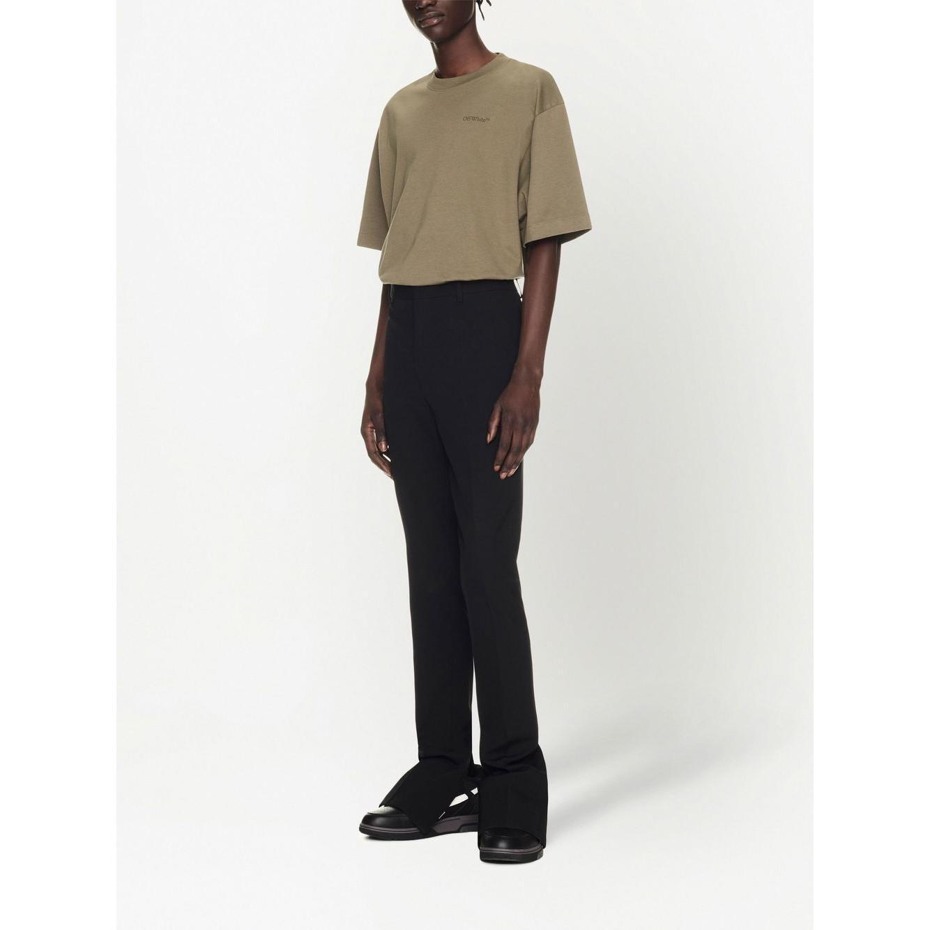 Off White Wool skinny trousers OMCO005S23FAB0051000