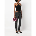 By Far Metallic leather shoulder bag 23SSBCUSSLPPASMALPP