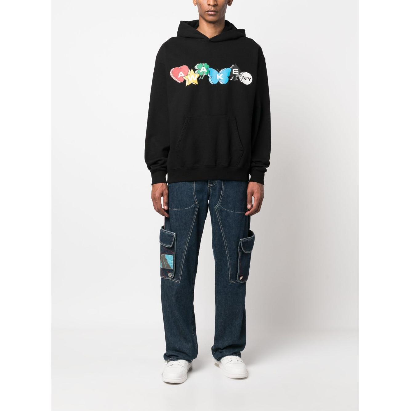 AWAKE NY Sweaters Black AWKSP23HD002BLACK