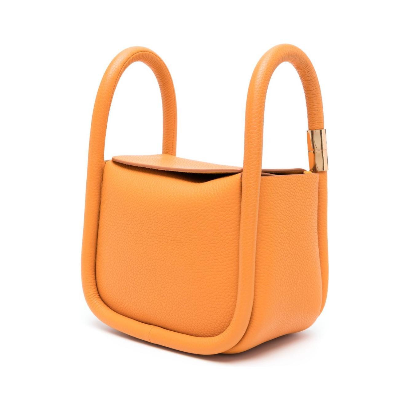Boyy Wonton 20 pebble leather handbag WONTON20PEBBLECS/CSDAPRICOT