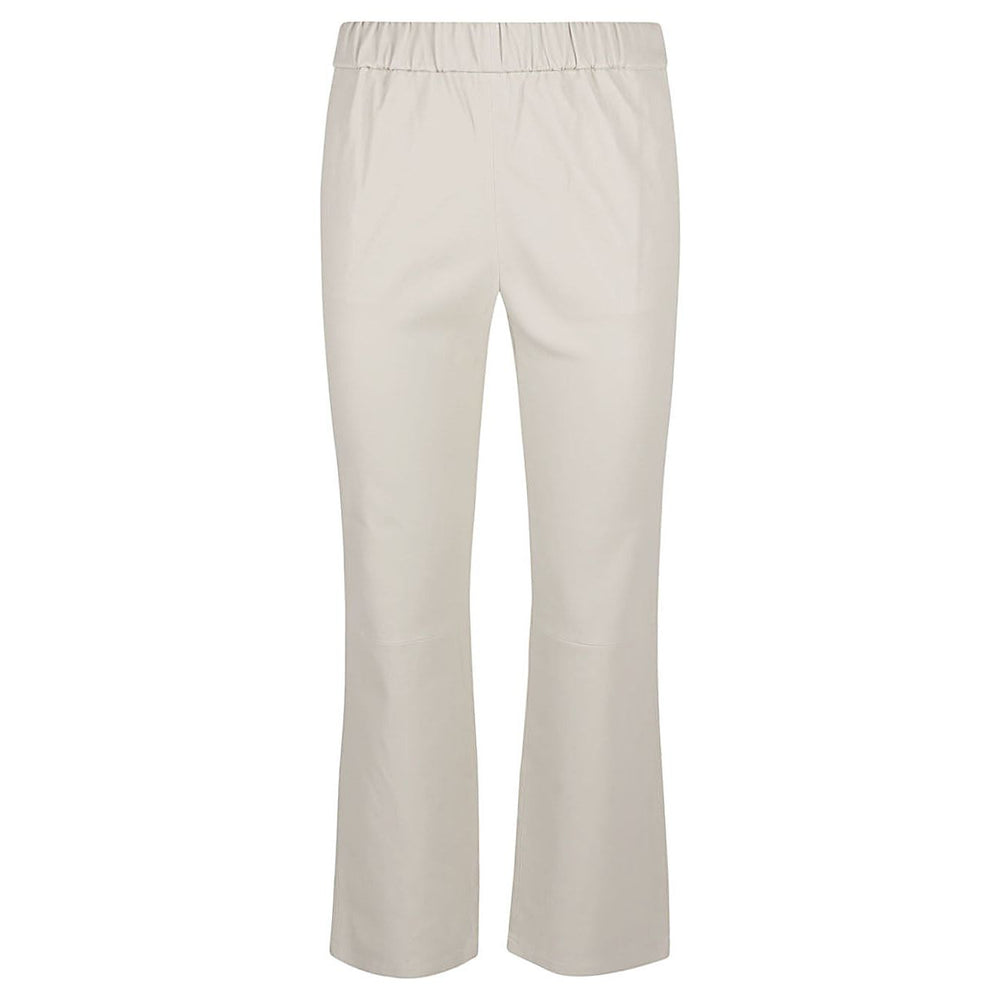 ENES Trousers White RELAXBOOTCUTPLONGESTRETCHCLAY