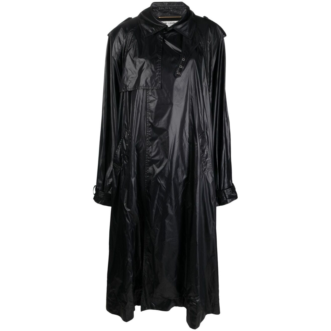 Saint Laurent shoulder-pad Oversized Trench Coat 747050Y5F651000