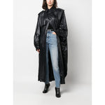 Saint Laurent shoulder-pad Oversized Trench Coat 747050Y5F651000