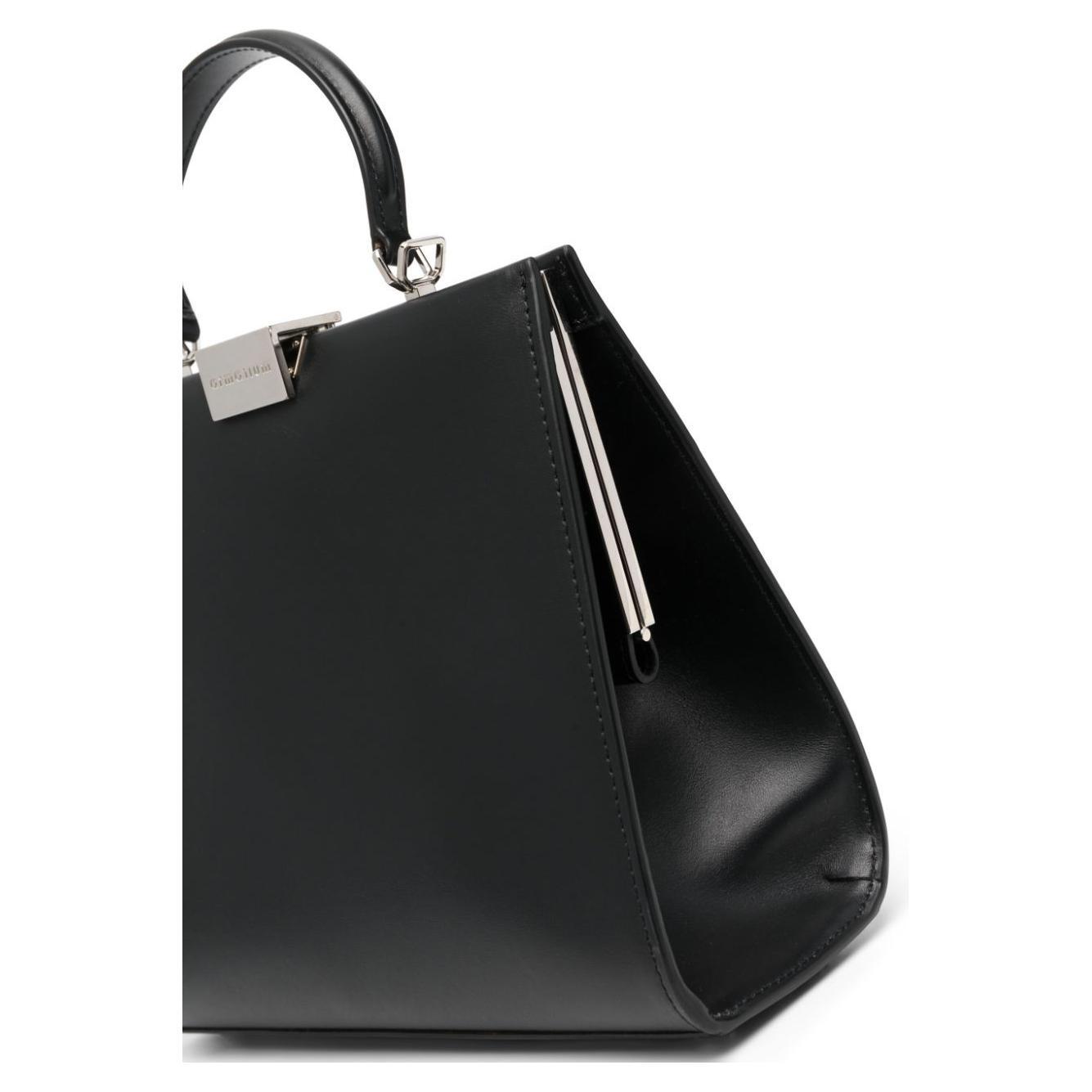 Armarium logo-plaque leather tote bag ARMTMBA01LE02002