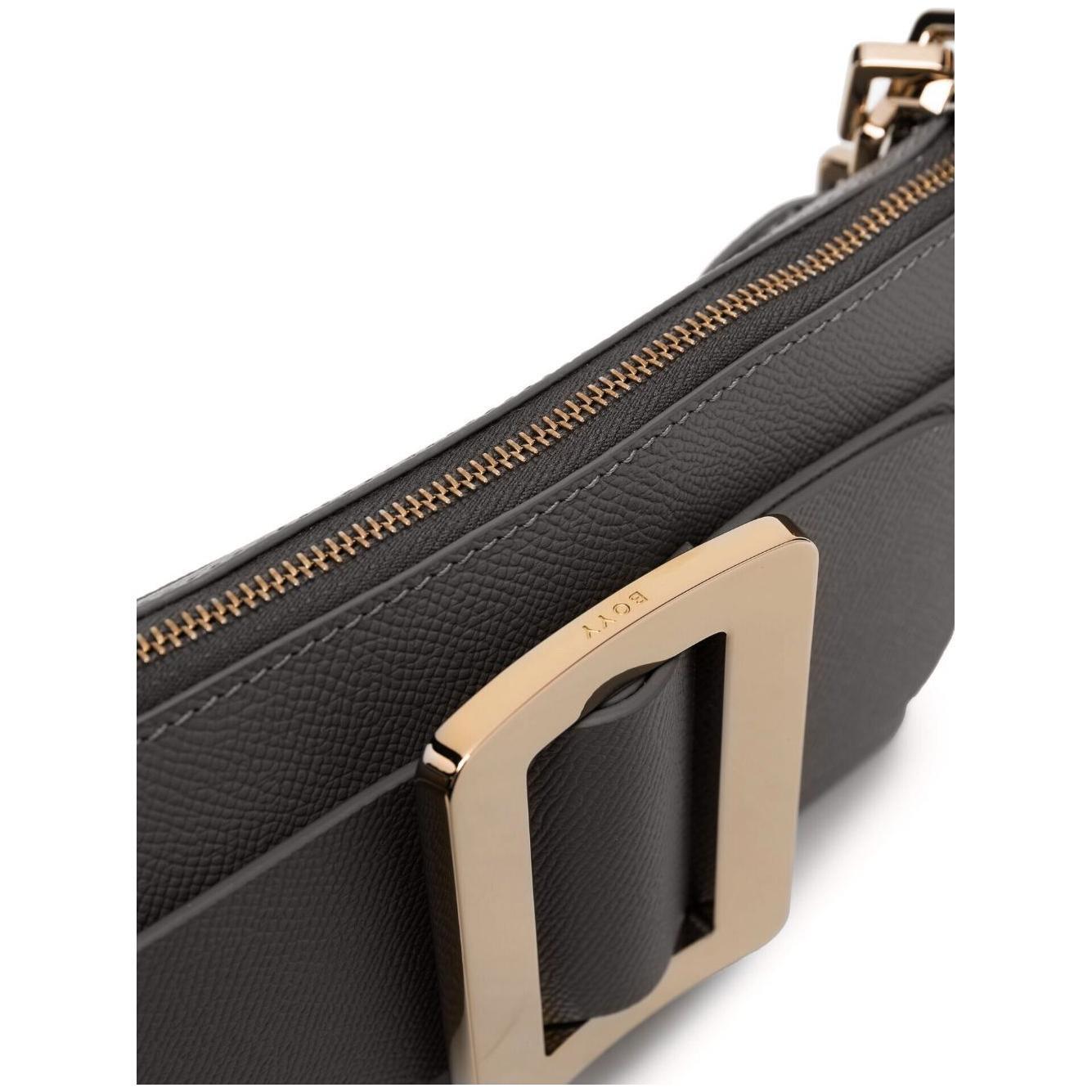 Boyy Bobby 18 soft leather handbag BUCKLEPOUCHETTEEPSOMCS/CSDBLACK