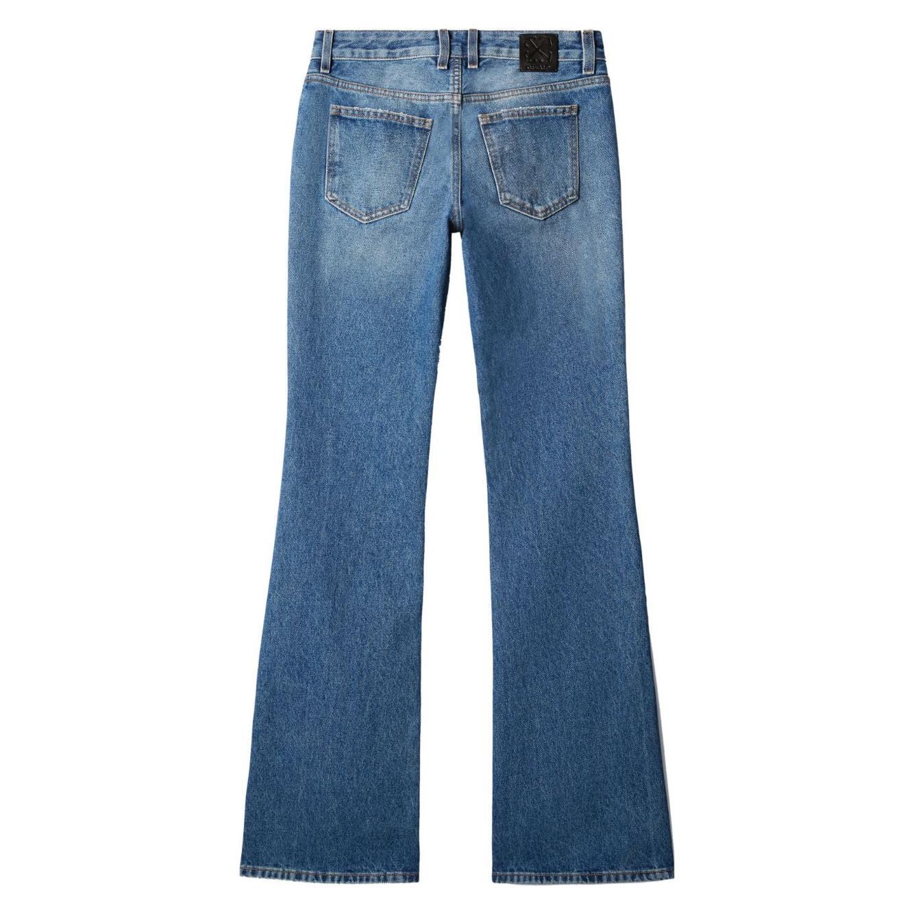 Off White Mid-rise flared jeans OWYA061F23DEN0014500