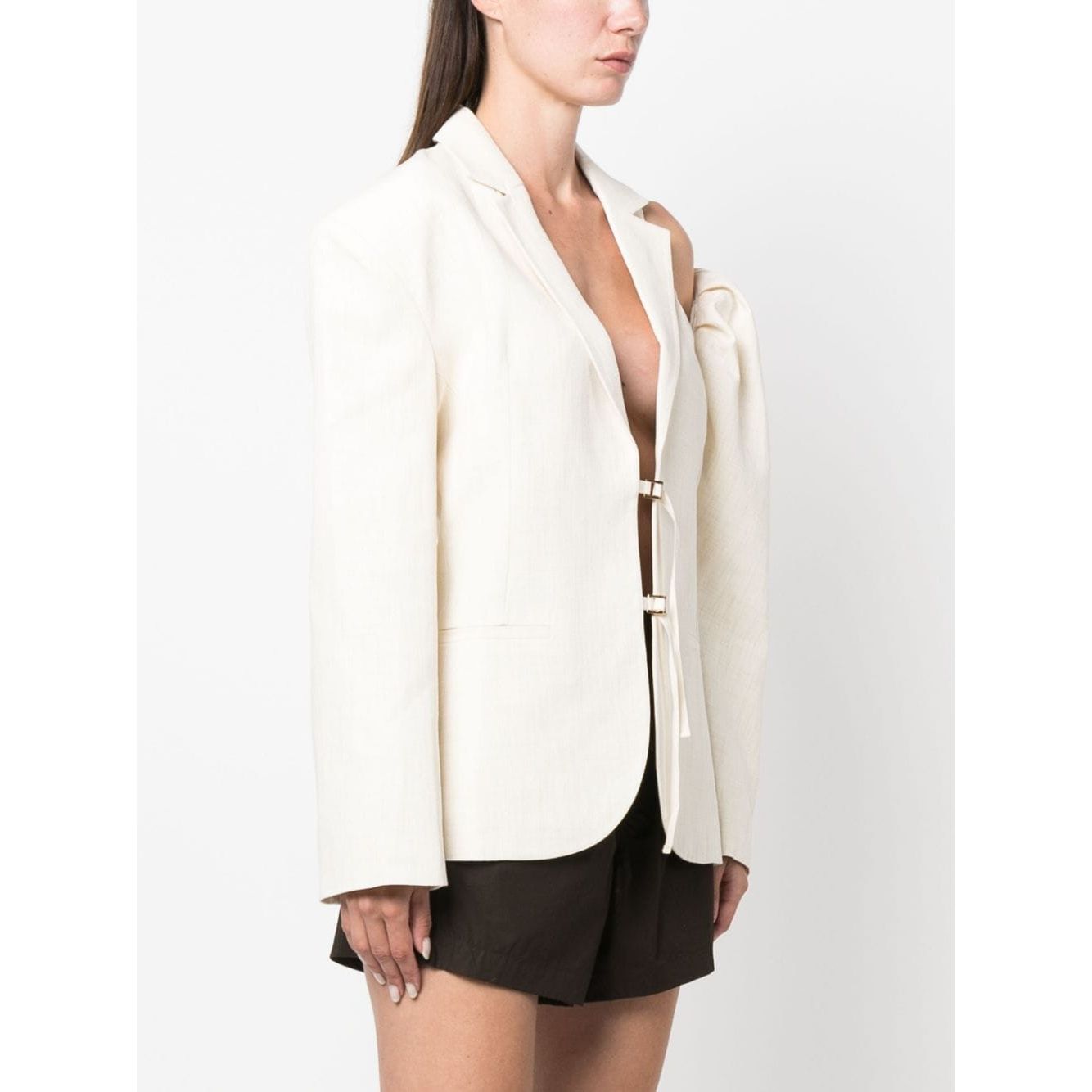 JACQUEMUS Jackets White 233JA0401069OFFWHITE