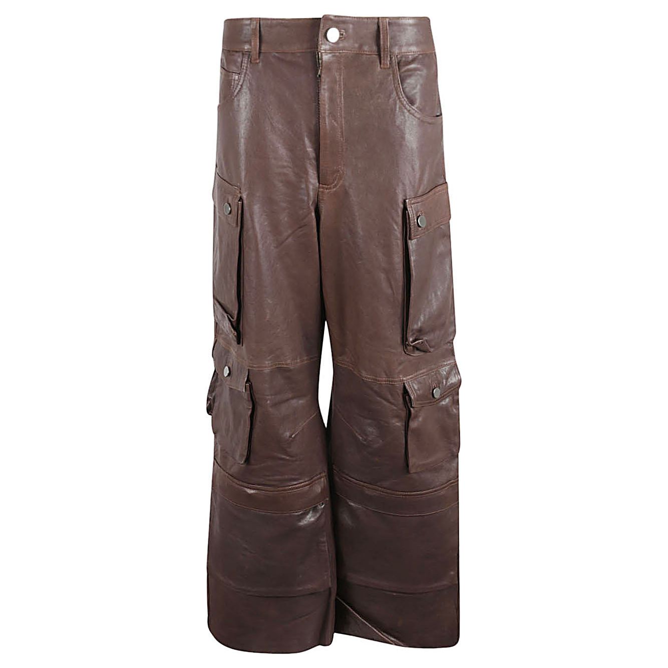 FERMAS.CLUB Trousers Brown CARGOPANTSCOFEE