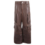 FERMAS.CLUB Trousers Brown CARGOPANTSCOFEE