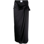 Erika Cavallini Semi-Couture Skirts Black E3WS04LORYANY69