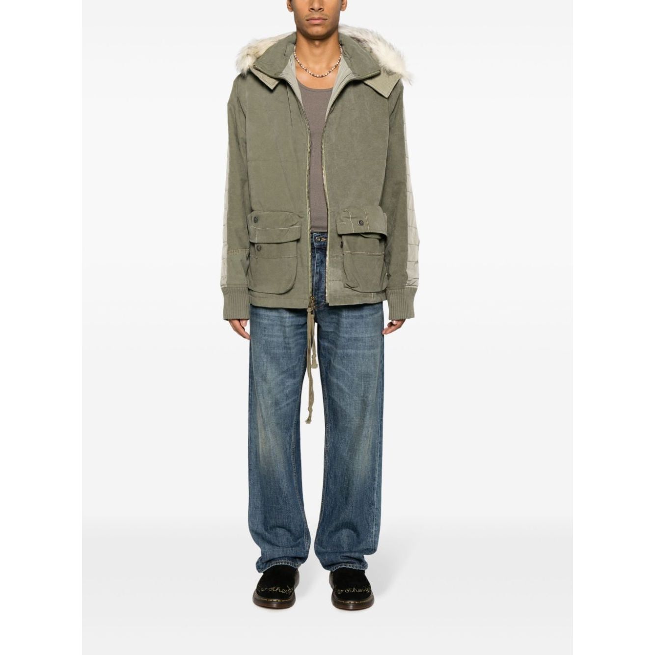 Greg Lauren Coats Beige GM027ARMY