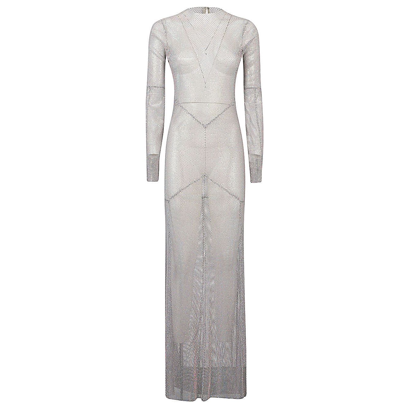 SANTA BRAND Dresses Silver MAXIFLAREDDRESSSILVERCHAMELEON