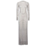 SANTA BRAND Dresses Silver MAXIFLAREDDRESSSILVERCHAMELEON