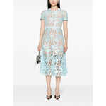 Self-portrait Dresses Clear Blue RS24-181MBLUE
