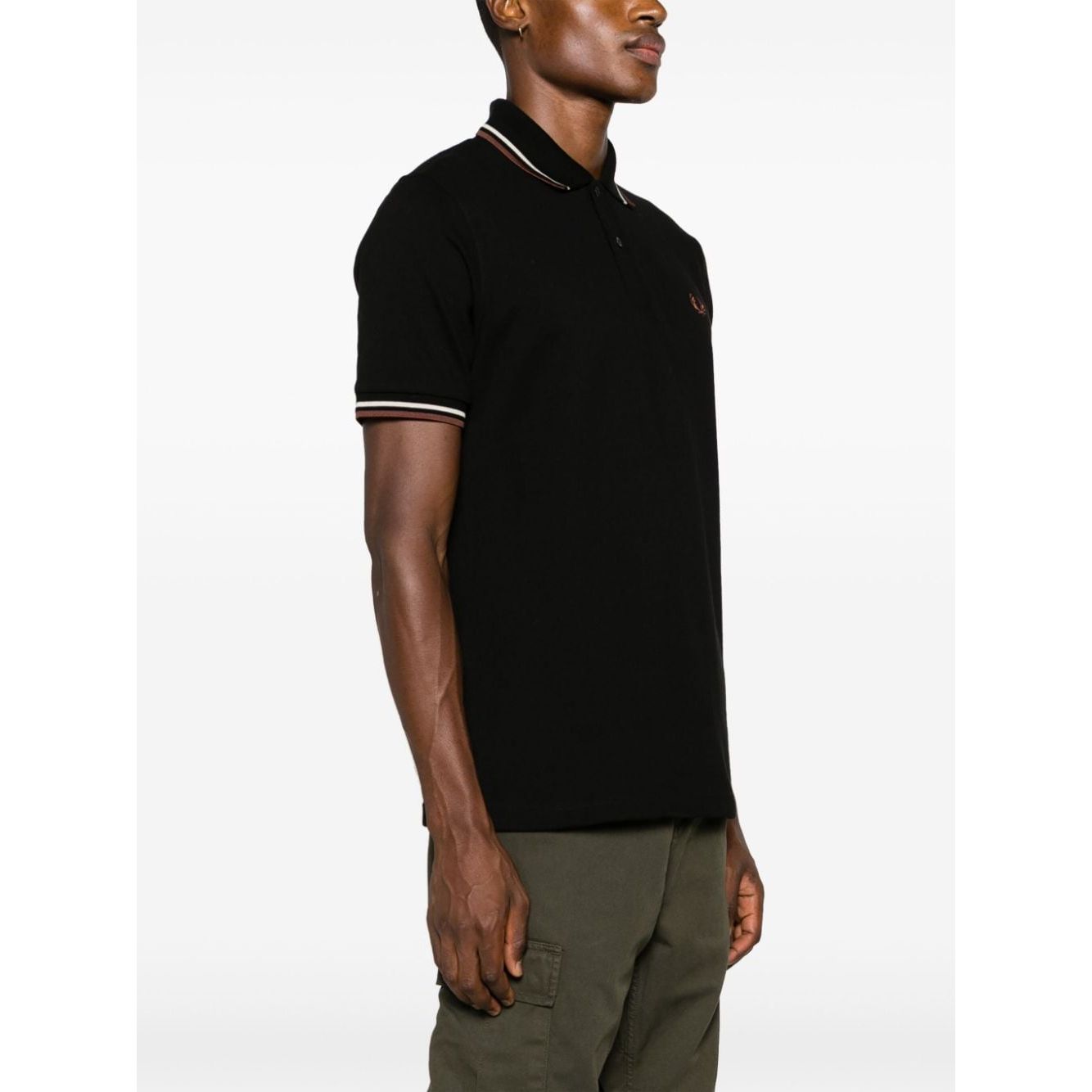 Fred Perry T-shirts and Polos Black Topwear