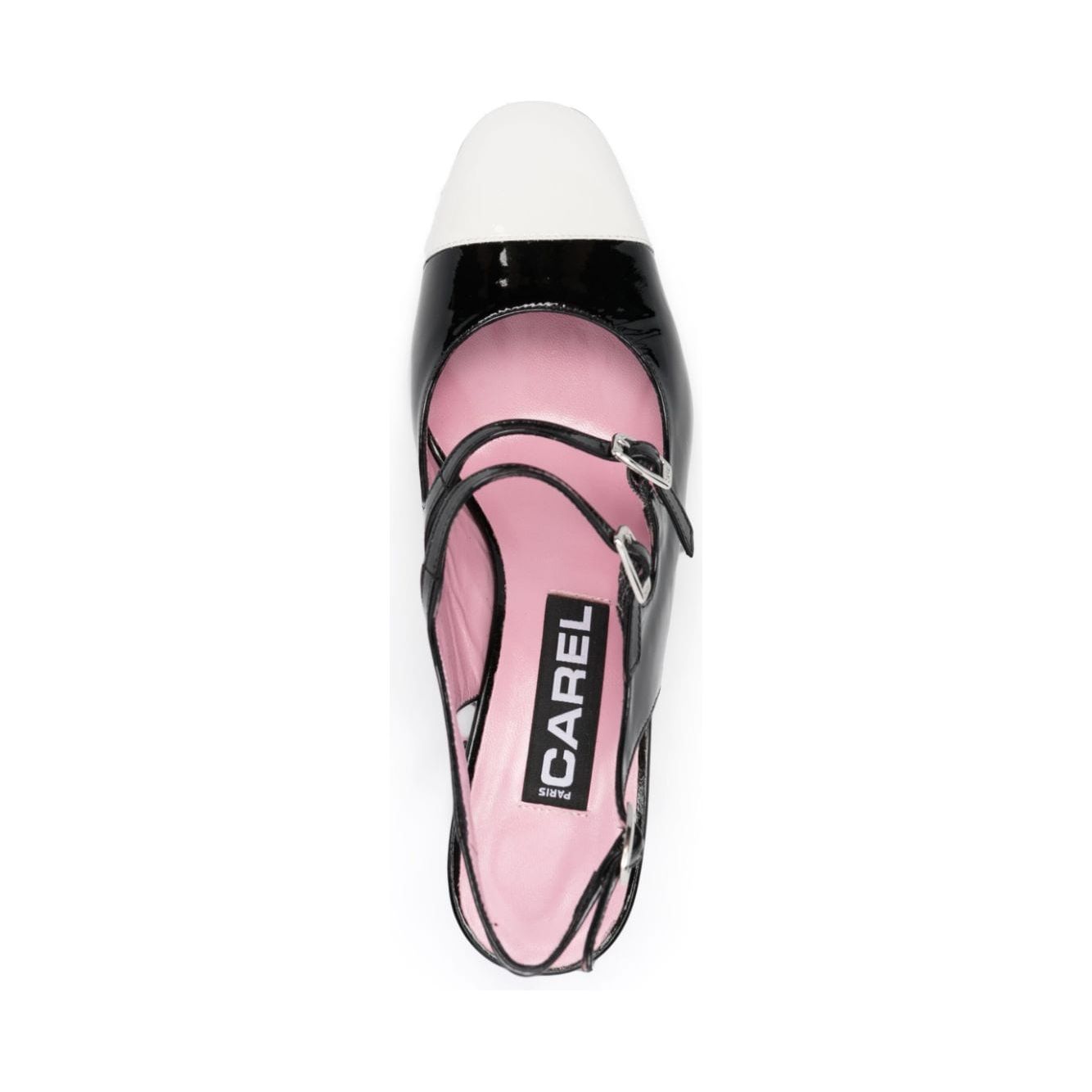 CAREL PARIS With Heel Black PAPAYA03NOIR/IVOIRE