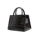Boyy Bobby charm leather mini bag BOBBYCHARMCROCEMBOSSEDCS/CSDBLACK