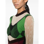 MARINE SERRE Dresses Green WDR034UKNI0001GN45