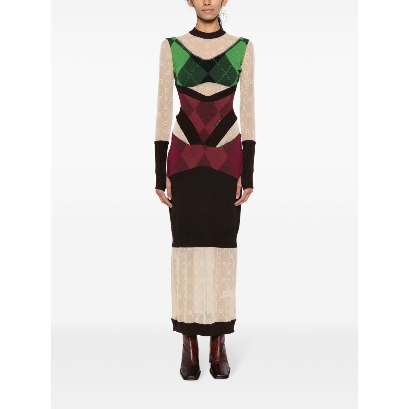 MARINE SERRE Dresses Green WDR034UKNI0001GN45