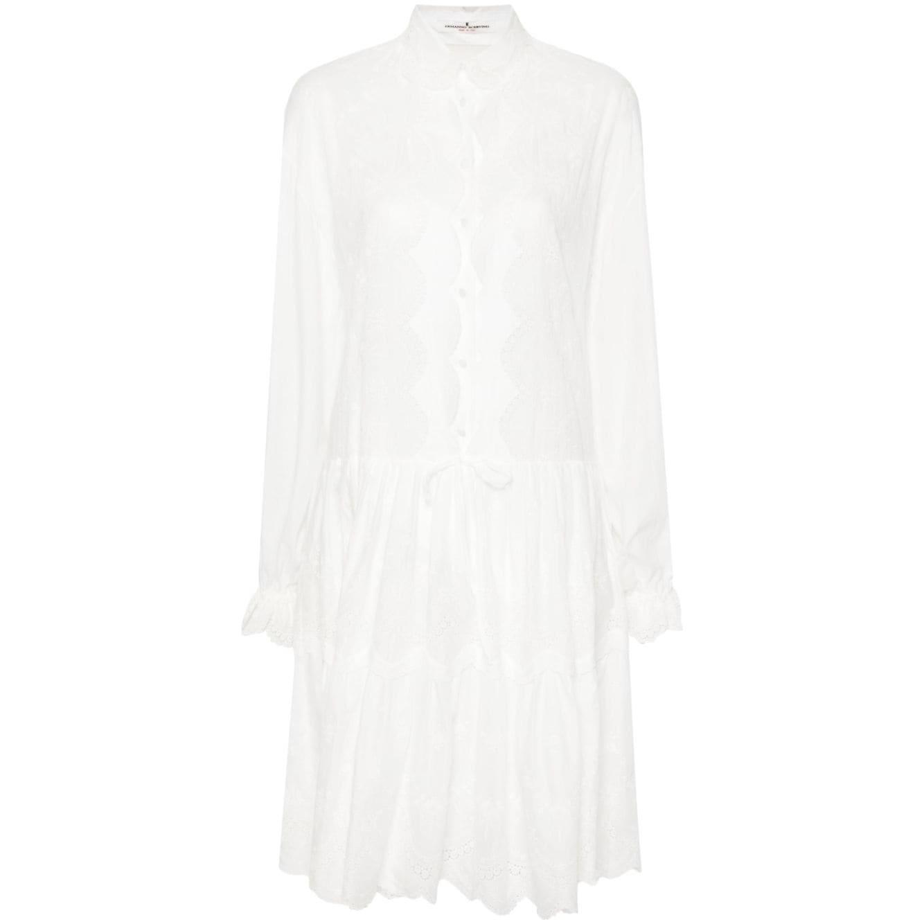 Ermanno Scervino Embroidered shirt dress D442Q339HBY14800