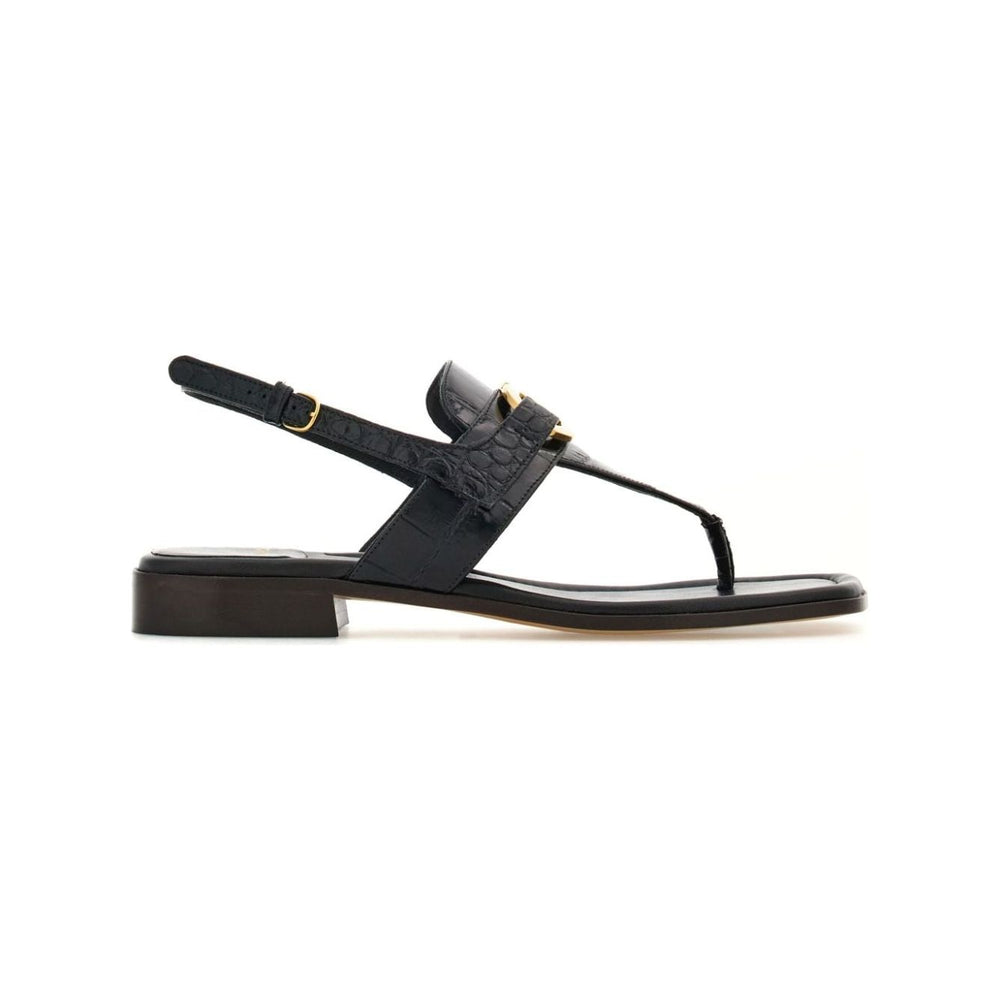 Ferragamo Gancini-buckle Leather Sandals 01G998769216001