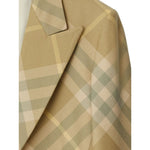 Burberry checked tailored single-breasted blazer 8082603B8686