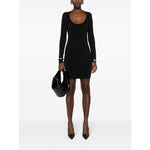 Saint Laurent Décolleté Mini Dress 782641Y76EO1000