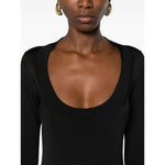Saint Laurent Décolleté Mini Dress 782641Y76EO1000
