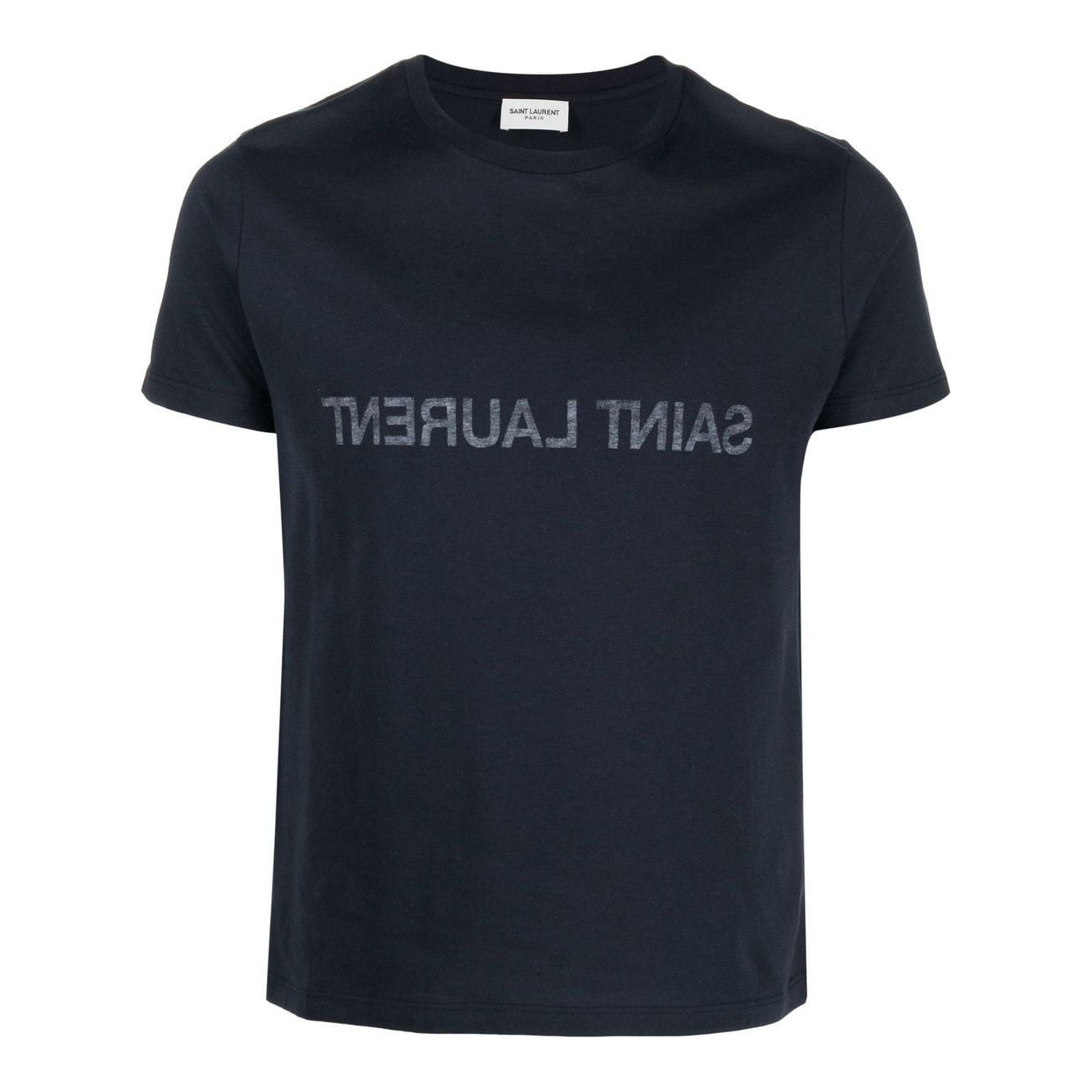 Saint Laurent Reverse logo-print cotton T-shirt 663278Y37AW4145