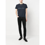Saint Laurent Reverse logo-print cotton T-shirt 663278Y37AW4145