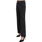 BENCIVENGA Black Striped Cotton Sretch Dress Trousers Pants PAN70094-42