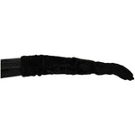 Dolce & Gabbana Black Elbow Length Mitten Suede Fur Gloves LB1013-7.5