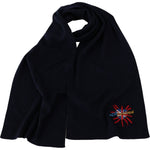 Dolce & Gabbana Elegant Virgin Wool Men's Scarf Wool Wrap Shawls Dolce & Gabbana Black