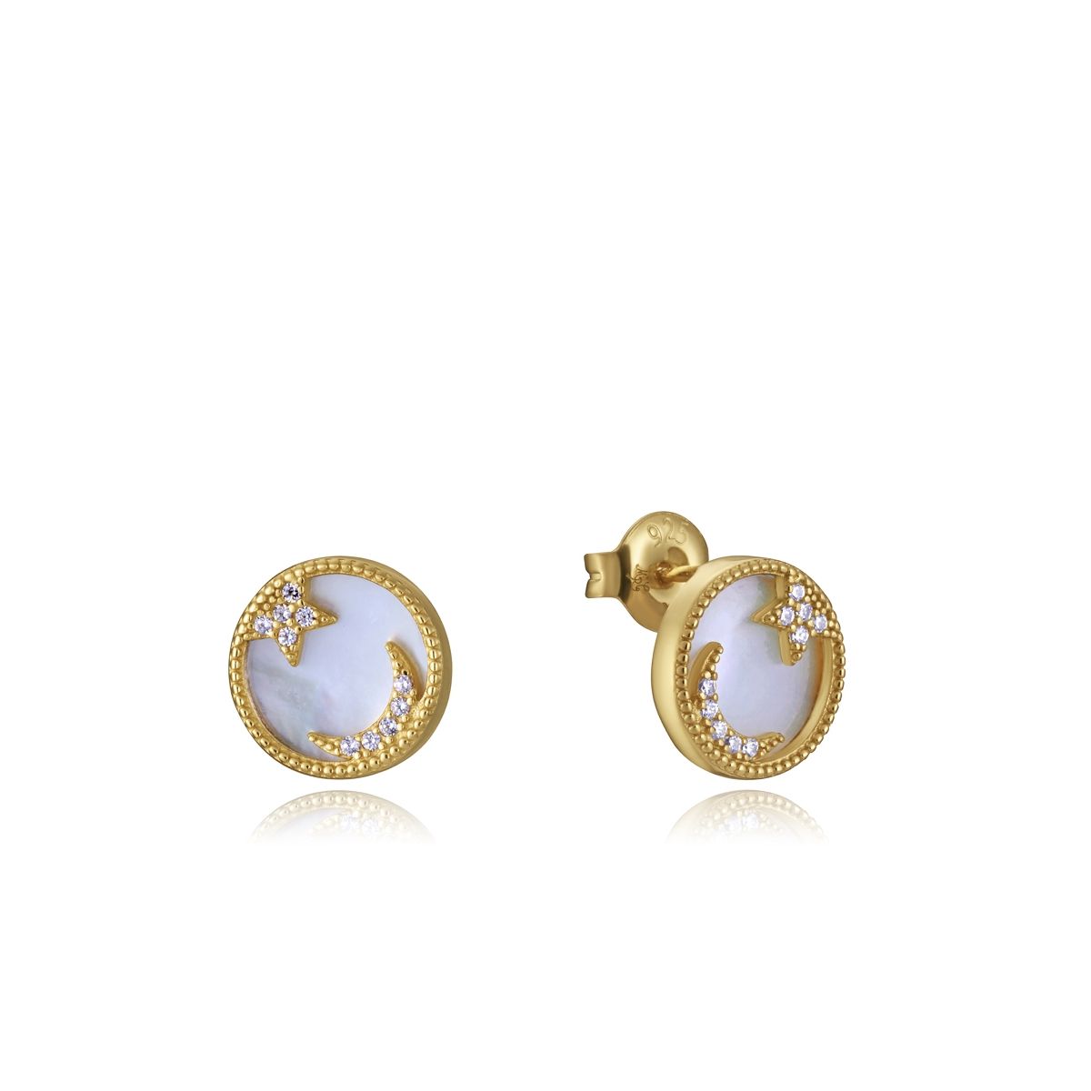 VICEROY JEWELS Mod. 13080E100-90 earrings, silver 925°, quartz analog dial, mineral material, lady's jewelry, official box, 5 ATM water resistant.