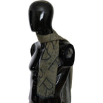GF Ferre Elegant Patterned Wool-Blend Scarf GF Ferre Dark Slate Gray