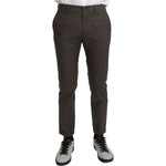 Dolce & Gabbana Brown Casual Mens Trouser 100% Cotton Pants PAN70965-44