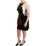Dolce & Gabbana Black Fashion Devotion Sheath Mini Dress DR2558-38