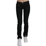 Costume National Black Mid Waist Skinny Denim Cotton Jeans PAN70658-24