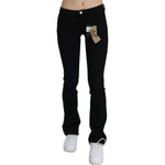 Costume National Black Low Waist Skinny Denim Cotton Jeans PAN70717-26