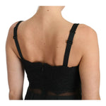 Dolce & Gabbana Black Silk Lace Dress Chemise Lingerie BIK099-it1