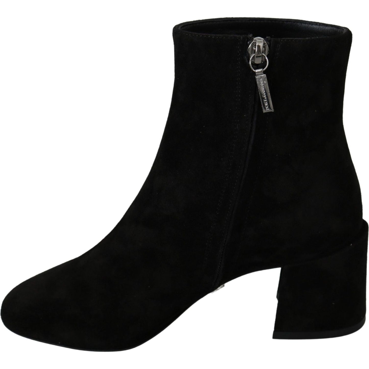 Dolce & Gabbana Black Suede L'Amore E'Bellezza Boots Shoes LA7048-35