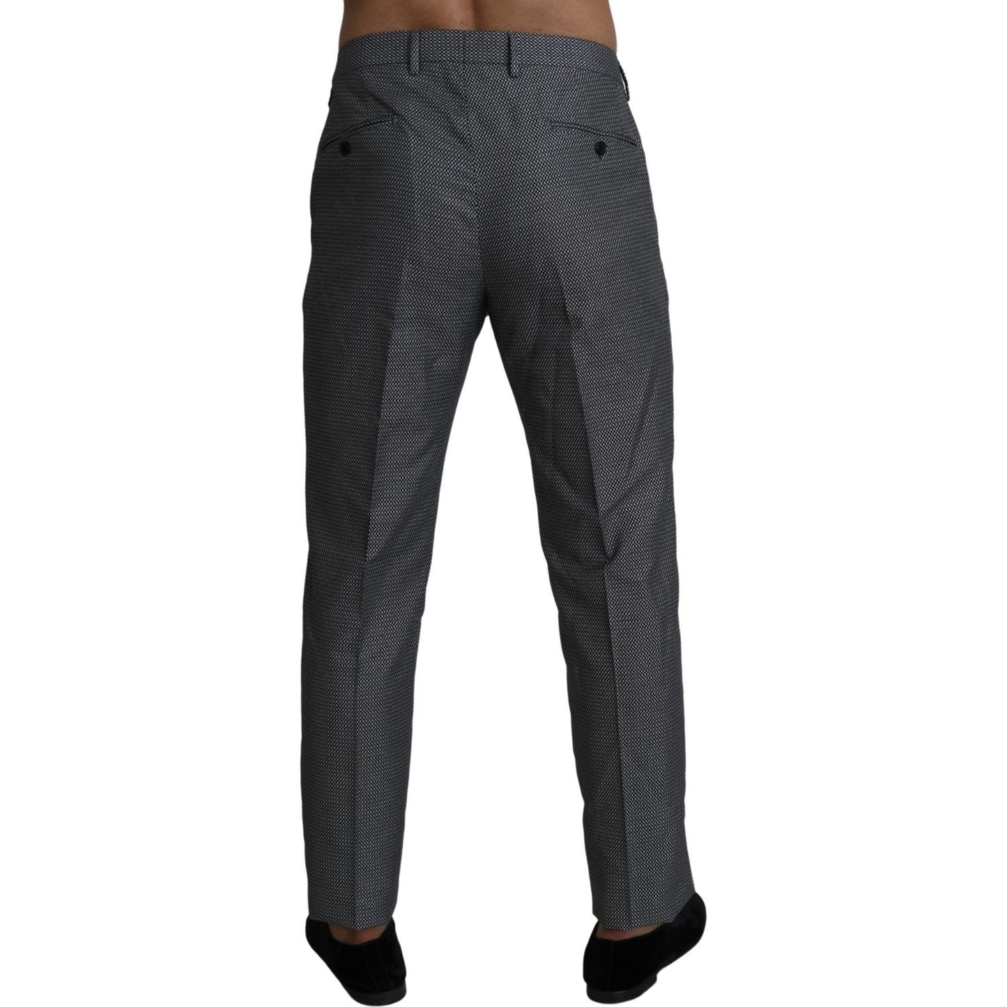 Dolce & Gabbana Gray Formal Dress Trouser Slim Fit Pants PAN71399-54